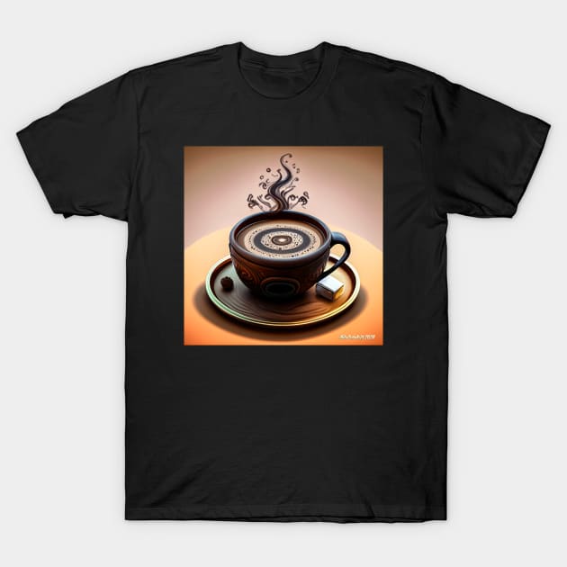 Cup O Mystic T-Shirt by MikeCottoArt